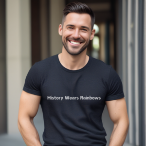 History Wears Rainbows Unisex Softstyle T-Shirt LGBTQ+