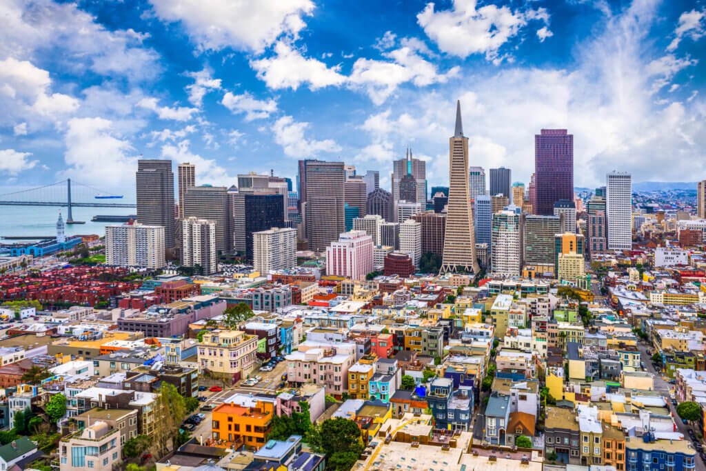 San Francisco, California, Usa Skyline