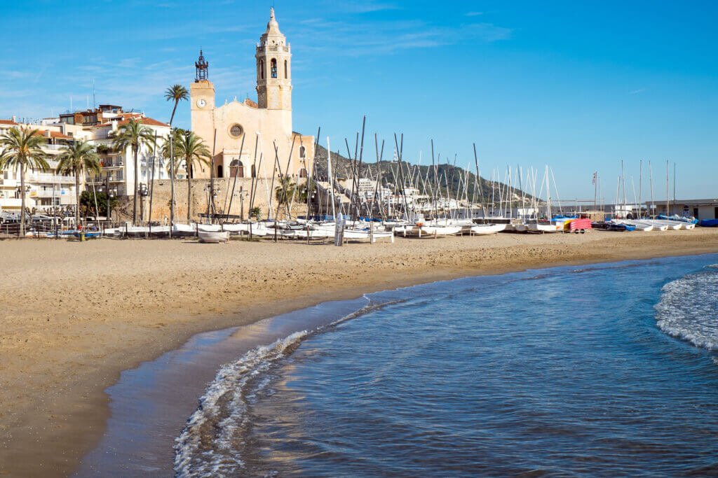 Church And Beach In Sitges 2023 11 27 05 12 11 Utc